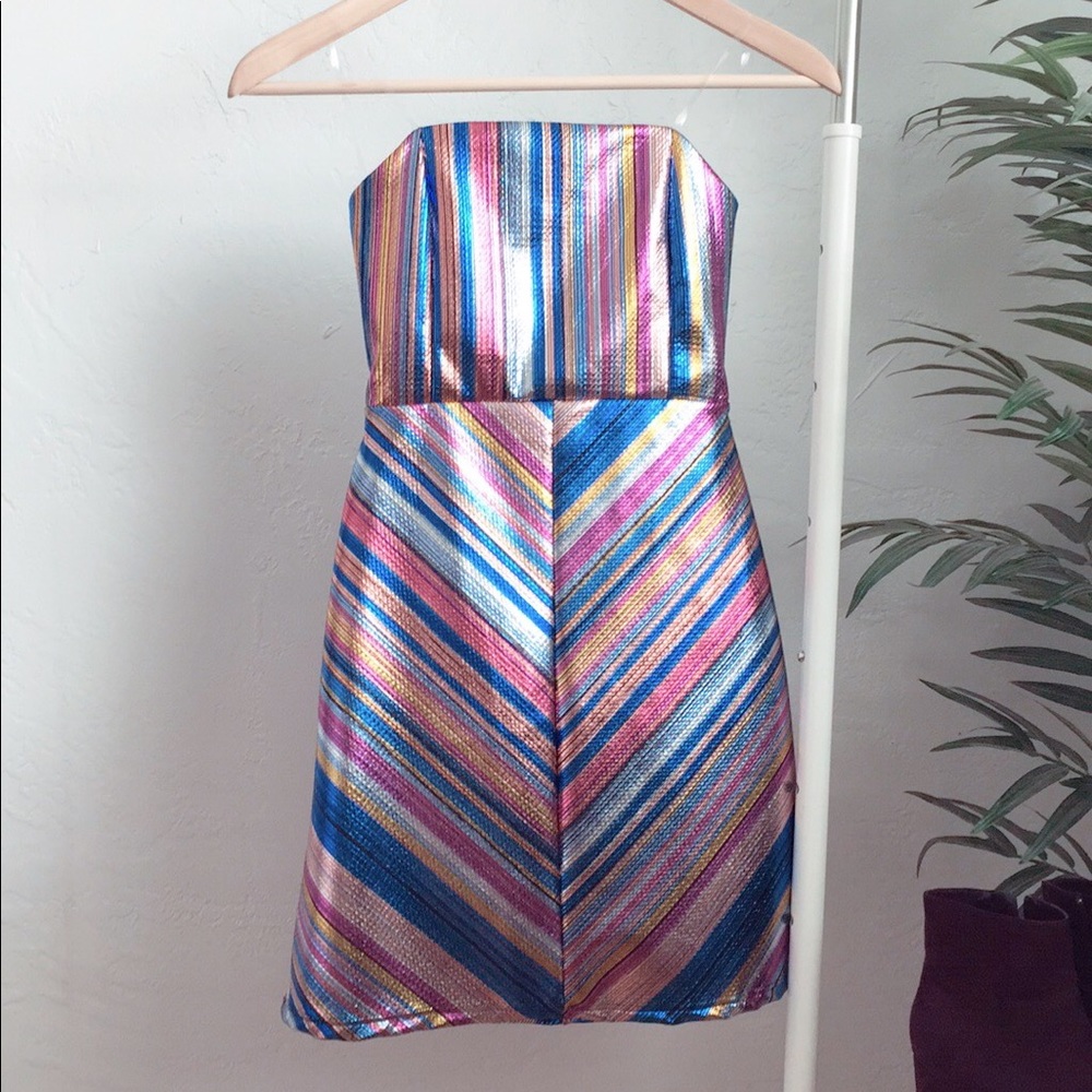NWT ✨HP ✨Multi Color Mini Dress - Picture 4 of 7